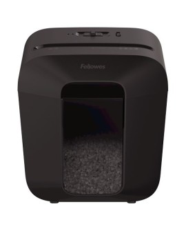 Fellowes Powershred LX25M niszczarka Rozdrabnianie przez cięcie cząstek Czarny