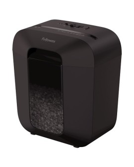 Fellowes Powershred LX25M niszczarka Rozdrabnianie przez cięcie cząstek Czarny