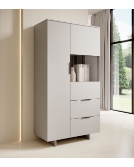 Witryna ALMA 90x41,5xH170 kaszmir