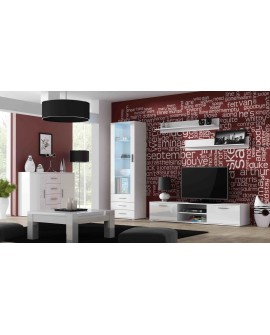 Witryna SOHO S1 biały/ biały połysk