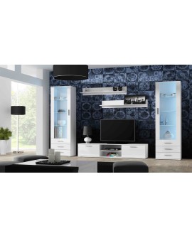 Witryna SOHO S1 biały/ biały połysk