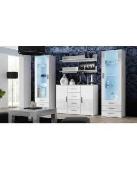 Witryna SOHO S1 biały/ biały połysk