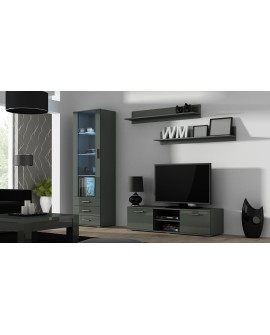 Witryna SOHO S1 szary/ szary połysk