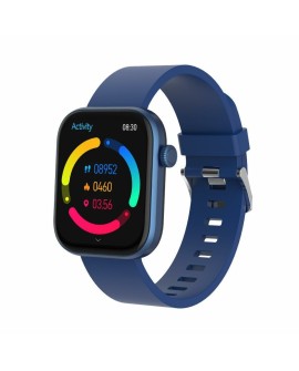 Denver SWC-185BU smartwatch / zegarek sportowy 4,7 cm (1.85") AMOLED Cyfrowy 390 x 450 px Ekran dotykowy Niebieski
