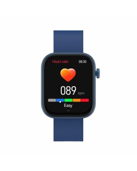 Denver SWC-185BU smartwatch / zegarek sportowy 4,7 cm (1.85") AMOLED Cyfrowy 390 x 450 px Ekran dotykowy Niebieski
