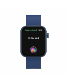 Denver SWC-185BU smartwatch / zegarek sportowy 4,7 cm (1.85") AMOLED Cyfrowy 390 x 450 px Ekran dotykowy Niebieski
