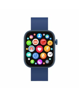 Denver SWC-185BU smartwatch / zegarek sportowy 4,7 cm (1.85") AMOLED Cyfrowy 390 x 450 px Ekran dotykowy Niebieski