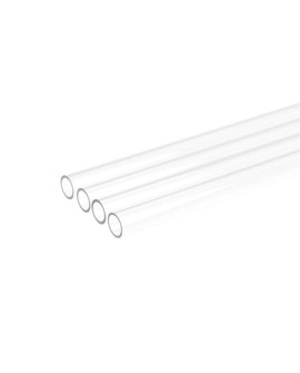 Alphacool Ice Tube 13/10mm Twarda tuba akrylowa (PMMA) - przezroczysta, 80cm (zestaw 4 szt.)