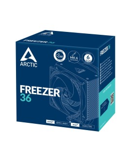 Chłodzenie CPU Arctic Freezer 36 (ACFRE00121A) 12cm Czarny, Srebrny 1 szt.