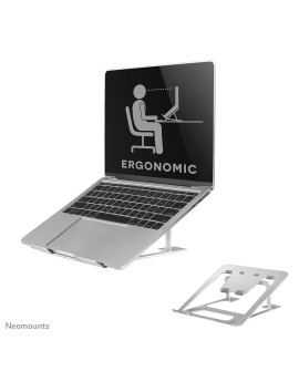 Neomounts NSLS085SILVER stojak na laptop Podstawka na notebooka Srebrny 43,2 cm (17")