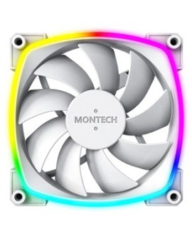 Wentylator Montech AX120 PWM ARGB, 3 szt., Biały - 120mm