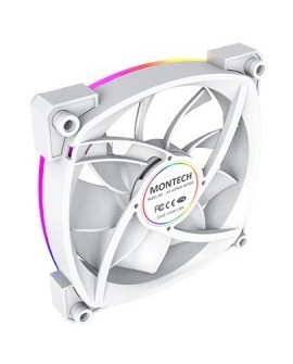 Wentylator Montech AX120 PWM ARGB, 3 szt., Biały - 120mm