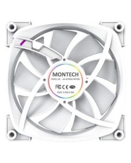 Wentylator Montech AX120 PWM ARGB, 3 szt., Biały - 120mm