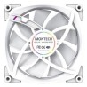 Wentylator Montech AX120 PWM ARGB, 3 szt., Biały - 120mm