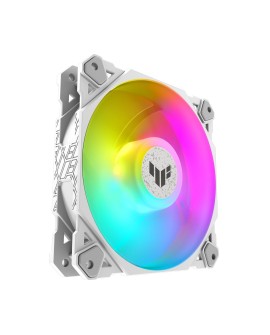 ASUS TUF GAMING TF120 ARGB WHITE EDITION Obudowa komputera Chłodnica powietrza 12 cm Biały 1 szt.