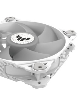 ASUS TUF GAMING TF120 ARGB WHITE EDITION Obudowa komputera Chłodnica powietrza 12 cm Biały 1 szt.
