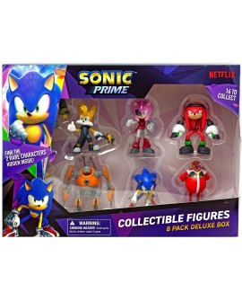 SONIC PRIME - ZESTAW 8 FIGUREK DELUXE BOX