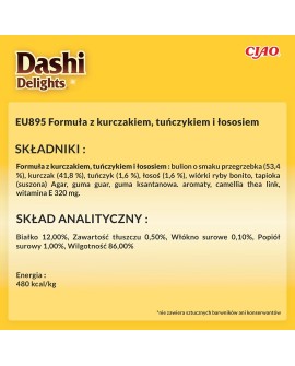 INABA CAT DASHI DELIGHTS FLAKES CHICK.TUN&SALM 40g