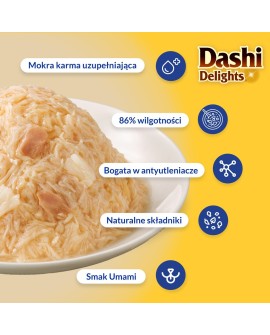 INABA CAT DASHI DELIGHTS FLAKES CHICKEN SALMON 40g