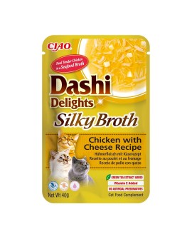 INABA CAT DASHI DELIGHTS SILKY CHICKEN CHEESE 40g