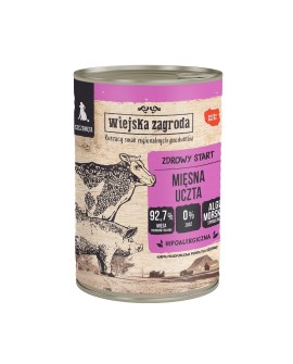 Wiejska Zagroda dla szczeniąt Mięsna uczta 400g