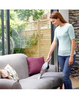 Odkurzacz przenośny Black & Decker NVC215W Niebieski, Szary Bez worka