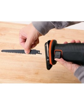 Black & Decker BDCR18N-XJ piła szablasta 3000 spm Czarny, Pomarańczowy