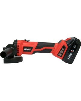 YATO SZLIFIERKA KĄTOWA 18V REGULACJA OBROTÓW 1x4,0Ah