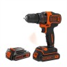 Akumulatorowa wiertarko-wkrętarka 18V Black+Decker BDCDD186KB-QW Li-Ion, 2x1,5Ah