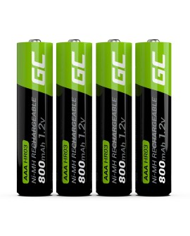 GREEN CELL AKUMULATORKI PALUSZKI 4X AAA R3 800MAH