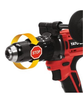 YT. Wkrętarka udarowa 18V LI-ION 1x3,0Ah 75Nm silnik bezszczotkowy