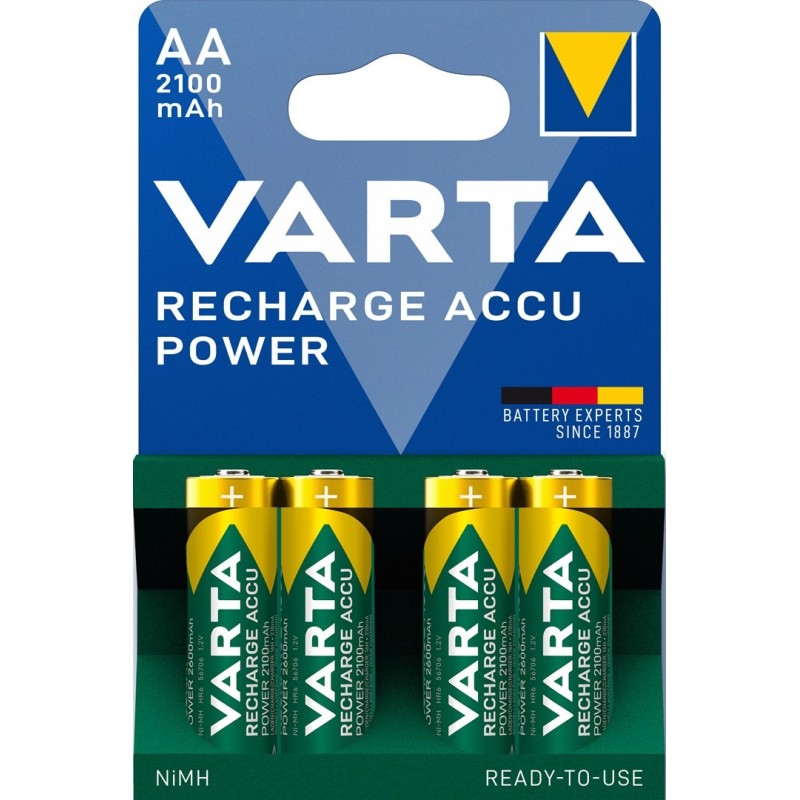 Zestaw akumulatorków AA VARTA Ready2Use HR6 (AA) (2100mAh Ni-MH)
