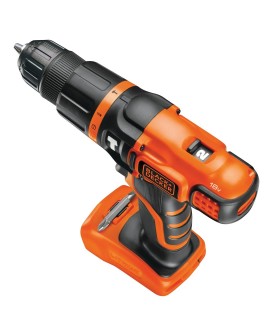 Black & Decker BDCH188N-XJ wiertło 1350 RPM Czarny, Pomarańczowy