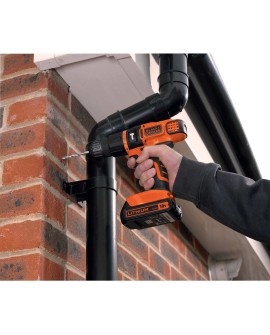 Black & Decker BDCH188N-XJ wiertło 1350 RPM Czarny, Pomarańczowy