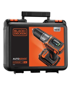 Black & Decker ASD18K Zamek centralny Czarny, Pomarańczowy
