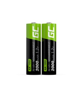 GREEN CELL AKUMULATORKI PALUSZKI 2X AA R6 2000MAH