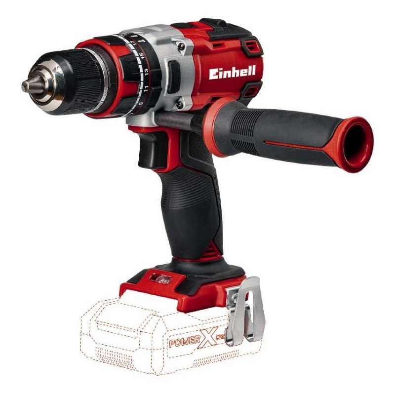 Einhell TE-CD 18 Li-i Zamek centralny 1,5 kg Czarny, Czerwony