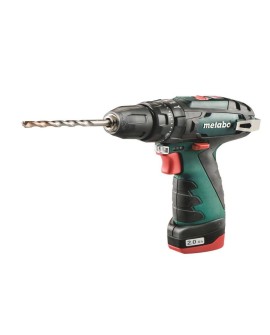 METABO WIERTARKO-WKRĘTARKA UDAROWA 10,8V 34/17Nm 2x2,0Ah LI-ION POWERMAXX SB BASIC