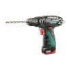 METABO WIERTARKO-WKRĘTARKA UDAROWA 10,8V 34/17Nm 2x2,0Ah LI-ION POWERMAXX SB BASIC