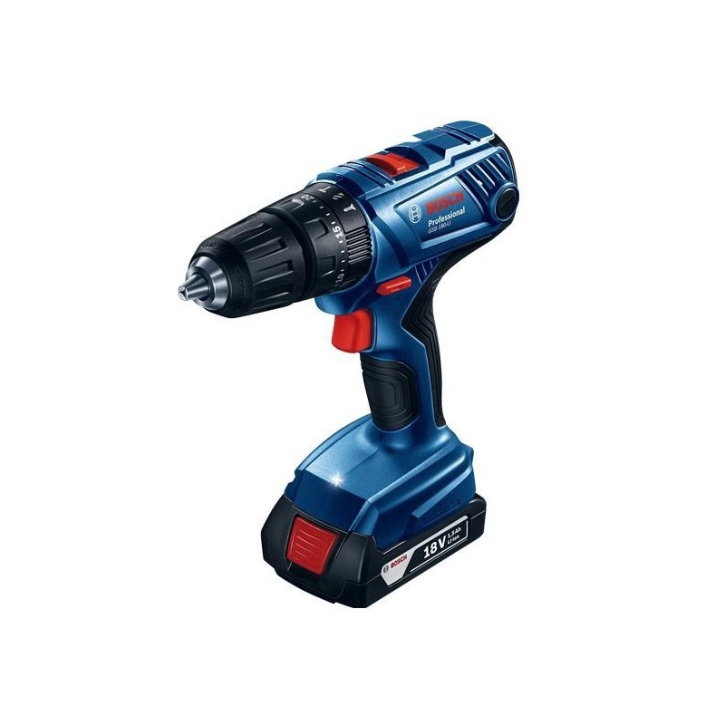 BOSCH WIERTARKO-WKRĘTARKA UDAROWA 18V 54/21Nm 2x2,0Ah LI-ION GSB 180-LI