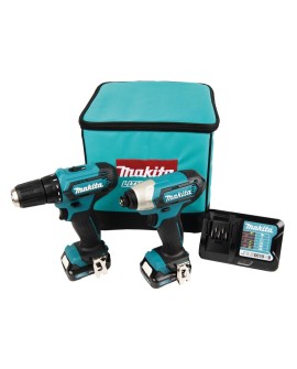 Zestaw narzędzi Makita CLX224A Battery Toolbox 12V MAX 2 x 2.0 Ah Li-ion (DF333D + TD110D)