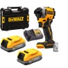 DEWALT.ZAKRĘTARKA UDAR.18V DCF860E2T 208Nm 2x1,7Ah POWERSTACK TSTAK