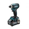 Makita TD001GM201 wkrętak zasilany/zakrętark udarowy 3700 RPM Czarny, Zielony