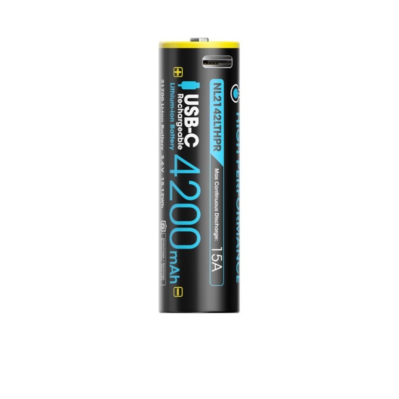 Nitecore NL2142LTHPR bateria do użytku domowego Bateria do ponownego naładowania 21700 Litowo-jonowa (Li-Ion)