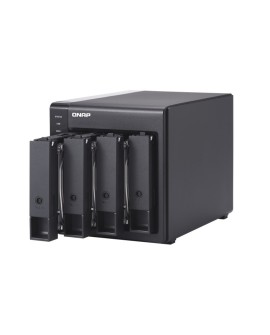 Qnap TR-004 Expansion unit ,Tower, 4x 3.5" SATA HDD, USB 3.0 type-C hardware RAID external enclosure (USB-C to USB-A cable