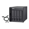 Qnap TR-004 Expansion unit ,Tower, 4x 3.5" SATA HDD, USB 3.0 type-C hardware RAID external enclosure (USB-C to USB-A cable