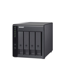 Qnap TR-004 Expansion unit ,Tower, 4x 3.5" SATA HDD, USB 3.0 type-C hardware RAID external enclosure (USB-C to USB-A cable