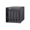 Qnap TR-004 Expansion unit ,Tower, 4x 3.5" SATA HDD, USB 3.0 type-C hardware RAID external enclosure (USB-C to USB-A cable