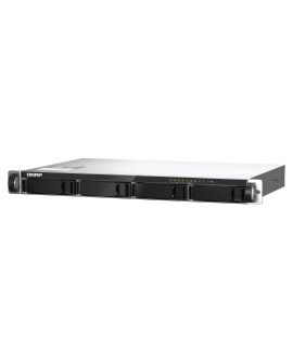 Qnap TS-435XeU-4G, 1U, 4 x 2.5"/3.5" SATA , Marvell Octeon TX2 CN9130 / CN9131 quad-core, 4GB DDR4 SODIMM (Max. 32GB), 2 x 10GbE