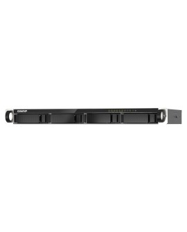 Qnap TS-435XeU-4G, 1U, 4 x 2.5"/3.5" SATA , Marvell Octeon TX2 CN9130 / CN9131 quad-core, 4GB DDR4 SODIMM (Max. 32GB), 2 x 10GbE